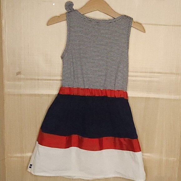 Nautica Girls Sleeveless Americana Dress 5 - Picture 2 of 5